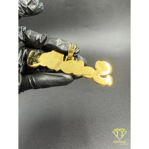 SoleFly <b>Name</b> <b>Chain</b> Lab Grown Diamond Iced Out Pendant Hip Hop Jewelry Luxury Gift for Men Women - Product Image 3