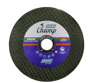 สำหรับล้อตัดแบบบางพิเศษ CHAMP-4" & 5" ล้อตัดอะลูมิเนียมออกไซด์ ความแข็ง 40-42HRC ความเร็วสูงสุด 80 ม./วินาที - Product Image 1