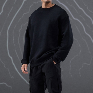 Sweat-shirt à col rond pour homme, personnalisé avec logo, broderie ou impression, unisexe, en coton, vintage, surdimensionné, nouveau design, pas cher - Product Image 1