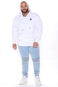 Fabricante de ropa de alta calidad Oversized Heavyweight Puffer para ropa de calle de invierno Jersey con capucha en blanco Sudaderas con capucha impresas - Product Image 2