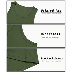 Débardeur de sport pour homme en coton et élasthanne, extensible, respirant, sans manches, pour musculation - Product Image 3