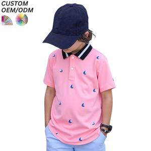 Nuevas Camisetas Polo de Manga Corta con Estampado Informal y Transpirable para Niños y Niñas de 2 a 12 Años - Product Image 5