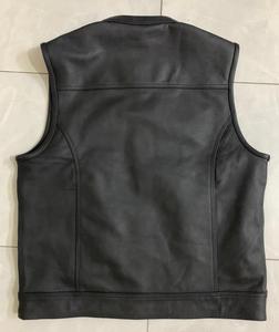 Veste A1 pour homme en cuir de vache véritable léger et respirant, avec logo personnalisé de haute qualité, boutons en laiton, idéale pour l'été - Product Image 2