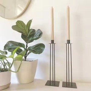 Premium Home Styling Metal Candle Stand Elegant Candle Holder <b>Table</b> Centerpiece Interior Party Decoration - Product Image 3