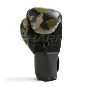 Custom Design Leather <b>Boxing</b> Gloves with High Density Padding Comfortable Fit Hook and Loop Closure Non-Slip High Quality - Product Image 3