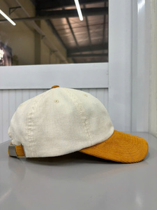 Gorra de Béisbol de Pana de Dos Tonos, Estilo Dad Hat, con Logotipo Personalizado, 6 Paneles, Sin Estructura, para Adultos, Ropa para las Cuatro Estaciones, Fabricada en Vietnam - Product Image 4