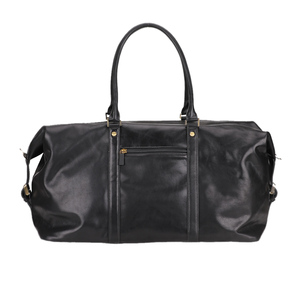 Bolsa de Viaje de Fin de Semana de Cuero Genuino, Expandible, Construcción Duradera, Fabricación OEM con Marca Privada, para Exteriores - Product Image 4