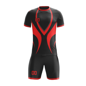 Maillot de foot 100% polyester, haute qualité, prix de gros, uniformes de foot pas chers - Product Image 3