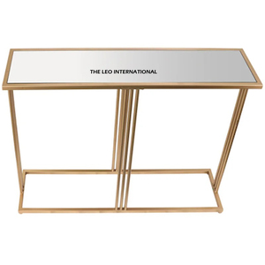 Table d'angle tendance blanc et or, design moderne, plateau en marbre, idéale pour salon et décoration de villa - Product Image 6