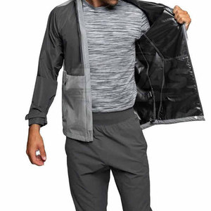 Chaqueta Cortavientos Impermeable con Capucha para Hombre de Alta Calidad, con Logotipo Frontal, Secado Rápido y Ligera, Cómoda, de Pakistán - Product Image 3