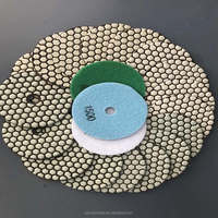 Tampons de polissage en marbre Pinnacle et tampons de meulage diamantés pour granit, grain 100, abrasif fin pour meuleuse d'angle