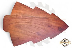 Wooden Serving <b>Tray</b> With 3 Compartments For Snacks Dips Starters <b>Tea</b> Time Platter Multifunctional Unfinished Acacia Wood 35.5 Cm - Product Image 6