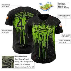 Maillot de baseball/softball personnalisé pour homme adulte, col en V, manches courtes, pull-over, imprimé par sublimation, 100% polyester 240g, toutes saisons - Product Image 4