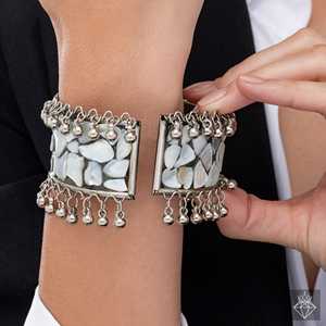 PRAO Estilo vintage Plata Ghungroo Brazalete Pulsera Accesorio de moda - Product Image 2