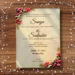 Manufacture Best Design Epoxy Resin <b>Wedding</b> <b>Card</b> Modern crafts For Home Decor Attractive Design At Reasonable Price - Product Image 1