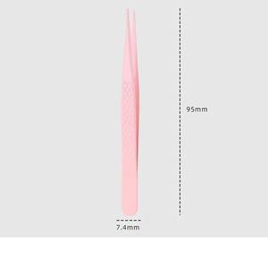 Pince à épiler en acier inoxydable pour sourcils et poils du visage, outil de beauté de qualité professionnelle, accessoire de salon, logo personnalisé OEM - Product Image 5