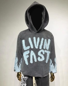 Urban Style Double Hood Hoodie Oversized Fit Premium Streetwear Hoodie Warm Cotton Winter Hoodie Men Women - Product Image 1