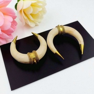 Natural Buffalo And Ox Bone Horn Pendant Necklace Handmade Viking Gothic Medieval Jewelry At Competitive Prices - Product Image 2