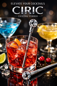 CIRIC Cocktail Stirrer Stainless Steel Luxury <b>Bar</b> <b>Tool</b> for Cocktails - Product Image 3