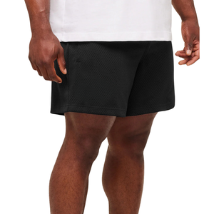 Pantalones Cortos Deportivos de Malla Transpirable para Hombre, para Levantamiento de Pesas, 5 Pulgadas, para Entrenamiento, Culturismo, Color Negro - Product Image 4