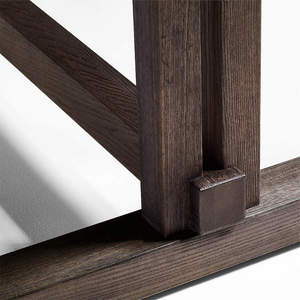 Elegante Mesa de Comedor Rectangular de Madera de Teca Sólida, Diseño Moderno, Impermeable, Ecológica, Hecha a Mano, Duradera para Uso en Interiores/Exteriores - Product Image 6