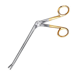 JACKBILLY Rongeur manuel de haute qualité en acier inoxydable, à angle de 45 degrés, pour disques intervertébraux, 4 x 10 mm, 6 pouces - Product Image 4