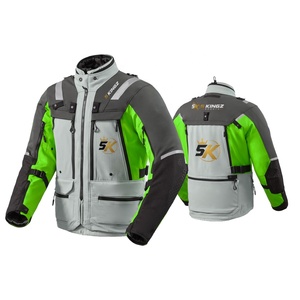 Chaquetas de Motociclismo para Carretera y Todoterreno, Impermeables, Resistentes al Viento, Protección para las Cuatro Estaciones, 100% Poliéster, Ropa de Motociclista - Product Image 1