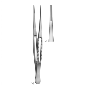 Pinzas Atraumáticas Ultraligeras con mandíbulas de 1.5 mm y 200 mm de longitud |   Instrumentos Dentales Vitra de Acero Inoxidable de Primera Calidad - Product Image 3