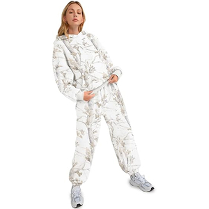 Conjunto Deportivo Urbano para Mujer, Sudadera Holgada y Pantalones de Estilo Informal - Product Image 2