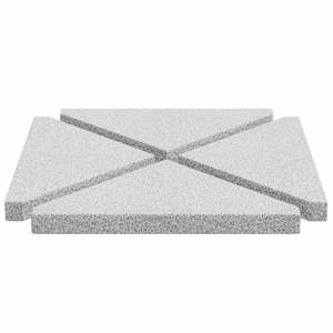 Plaque de poids pour parasol de patio en granit gris, de durabilité moyenne, catégorie de produit durable et de durabilité moyenne - Product Image 5