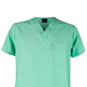 Nouvelle Arrivée SUH INTERNATIONAL Ensembles de Blouses Médicales Personnalisées 100% Coton Haute Qualité pour Hommes, Détection d'Aiguilles, Hôpital - Product Image 4