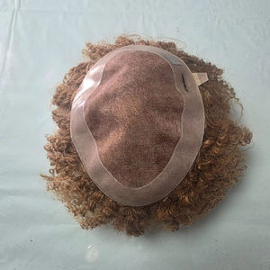 Prótesis Capilar de Cabello Humano Remy Indio con Rizos Kinky para Hombre, Base Mono - TAZ HAIR BANGLADESH - Product Image 1