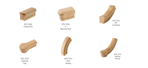 Accesorios de Pasamanos de Álamo Duraderos para Interiores (Tapa de Apertura) - Piezas para Escaleras de Balcón - Product Image 2