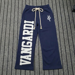 Jean slim décontracté pour homme, 100 % coton, respirant, écologique, avec broderie et appliqué personnalisés effet vieilli, délavé soleil et vintage - Product Image 6