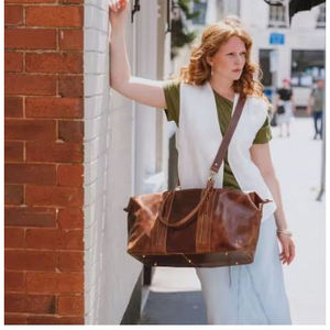 Bolsa de viaje con compartimento para portátil, mochila de viaje para negocios, bolsa de lona de viaje de poliéster resistente para hombres y mujeres - Product Image 6