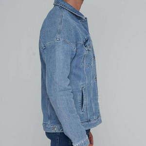 Chaqueta de Mezclilla para Hombre, Diseño Personalizado, 100% Algodón, Ligera, de Alta Calidad - Product Image 4