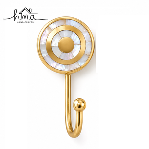 Solid Brass <b>Plant</b> Pattern Silver Finish Classic Style Foldable Heavy Duty Wall Mounted Coat Hat Towel Key Holder Wall <b>Hook</b> - Product Image 6