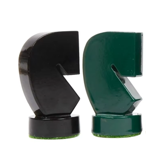 Meilleur prix pour l'ensemble d'échecs de la série Berliner, pièces en bois noires et blanches, roi de 3,7 cm, à prix avantageux - Product Image 6