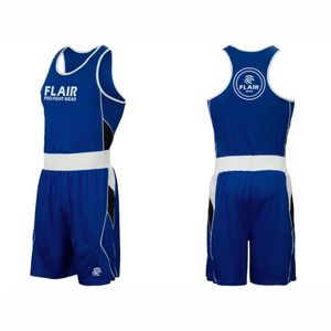 Nuevos Conjuntos de Ropa Deportiva de Kickboxing al Por Mayor, Conjuntos de Entrenamiento de Boxeo con Chaleco y Pantalones Cortos con Estampado Digital, Conjunto de Singlets de Luchador - Product Image 4
