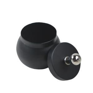 Fancy Wholesale Cheap Spicy <b>Storage</b> Canister <b>Container</b> With Lid <b>Kitchen</b> Round Silver Gold Decorated Sugar Pot - Product Image 5
