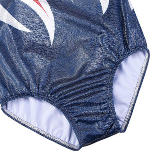 Justaucorps de danse professionnels en strass par sublimation pour adultes et filles, en polyester, pour gymnastique rythmique, fourniture OEM - Product Image 4