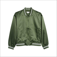 Veste en molleton de haute qualité pour homme avec manches en cuir véritable, col montant, logo avant écologique, imperméable et respirante