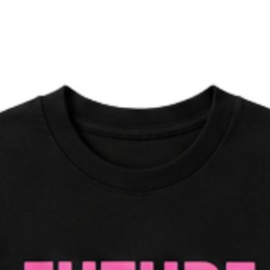 Camiseta Negra de Manga Corta para Jóvenes, Cuello Redondo, Informal, para Uso Diario, Escolar, Deportivo, Estilo Urbano, Ropa Cómoda - Product Image 4