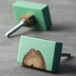 Custom Handmade Modern Eco-Friendly Resin Wood Cabinet Knobs for Kitchen <b>Cupboards</b> Wardrobes Drawers Cabinet Doors-<b>Outdoor</b> Use - Product Image 3