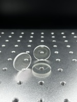 HC Optics OEM Retardeur optique monté sur plaque ondulée en cristal de quartz à zéro ordre à espacement d'air, 355 nm, avec revêtement antireflet, haute puissance