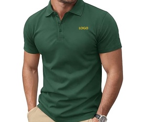 Polos de hombre de manga corta, camisetas de piqué de algodón suave, 3 botones, corte clásico, camisetas de golf informales de alto rendimiento disponibles. - Product Image 3