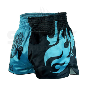 Pantalones Cortos de Boxeo Muay Thai con Logotipo de Diseño Personalizado, Pantalones Cortos de Entrenamiento de Artes Marciales para Adultos de Alta Calidad - Product Image 1