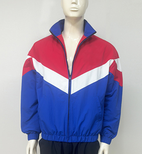 Chaqueta Bomber de Invierno para Hombre, Personalizada con Logotipo en Relieve, Acolchada de Algodón, con Bloques de Color, Cierre Completo y Capucha - Product Image 1