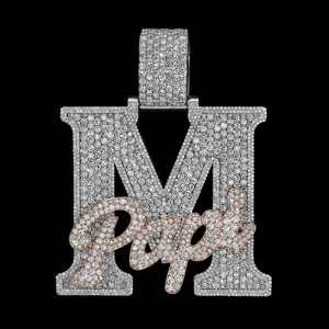 Hip Hop Luxury Custom Moissanite <b>Charm</b> Pendant 925 <b>Silver</b> Fully Iced Out with for Certificate - Product Image 2