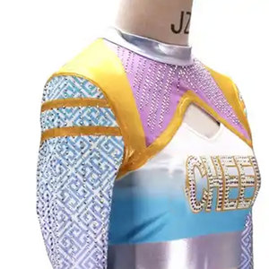 Traje de Majorette Profesional Personalizado, Spandex/Poliéster, Costuras Premium, Comodidad Duradera para Actuaciones en Escenario de Mujeres Adultas - Product Image 3